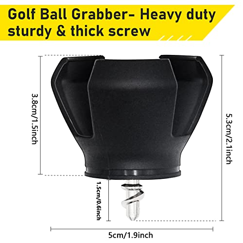 Golf Ball Retriever - 4 Pack Grabber Picker for Putter Grip