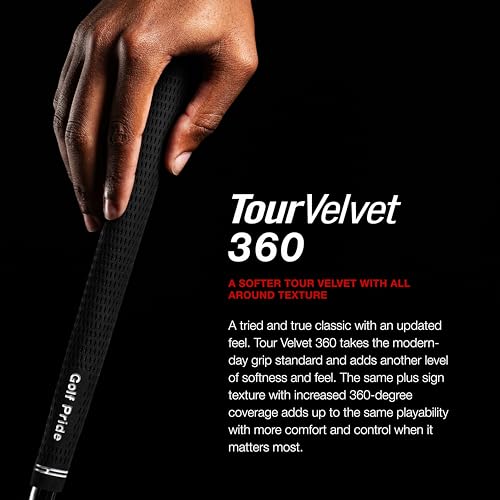 Tour Velvet 360 Golf Grip - White, Standard Size