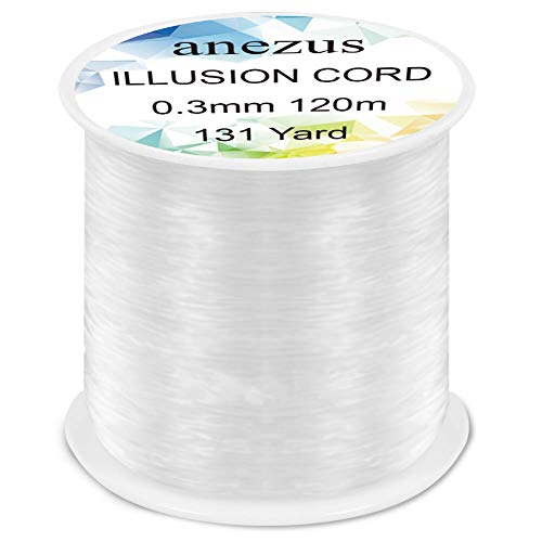 Clear Fishing Wire - 0.3mm, 15lb Monofilament Line for Hanging Decorations
