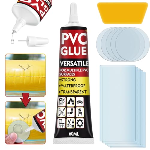 Waterproof Air Mattress Repair Kit - PVC Glue & Vinyl Patches