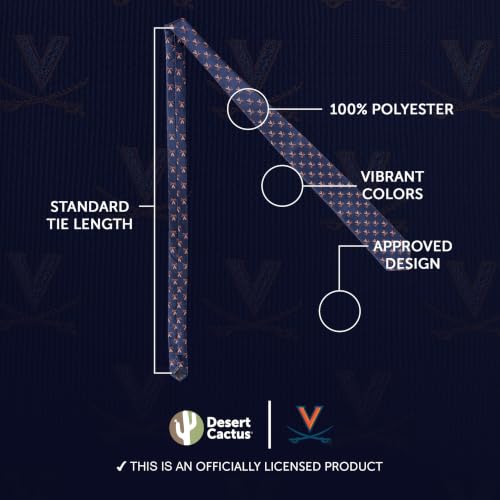 UVA Necktie - Officially Licensed Virginia Cavaliers Tie