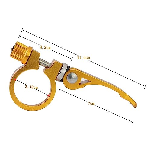 Alloy Bicycle Seat Post Clamp - Quick Release - 31.8mm