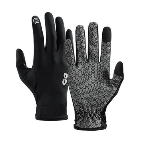 Full Finger Hiking Gloves for Men & Women - Black, X-Large