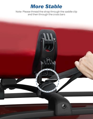 Crab Kayak Saddle Rack - Roof Mount Kit for Kayaks & Boards