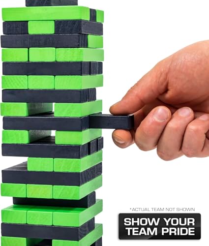 Buffalo Bills Tabletop Stackers Game - Classic Wooden Block Game