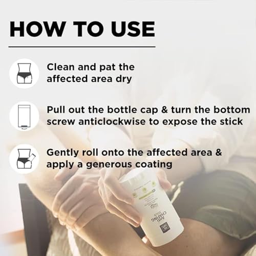 Anti Chafe Stick with Coconut Oil & Aloe Vera - 2.65 Oz