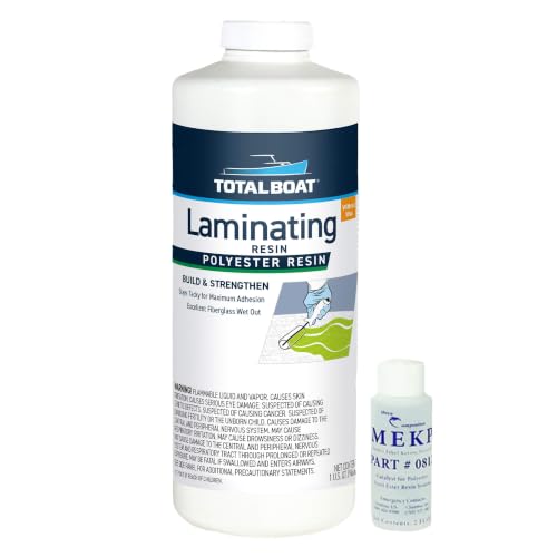 TotalBoat Polyester Laminating Resin, Quart (Model/Size: Quart) for Fiberglass & Boats