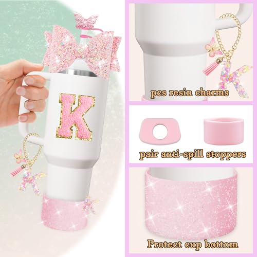 Stanley Cup Accessories Set - 8PCS for 30oz & 40oz Tumblers - Pink K
