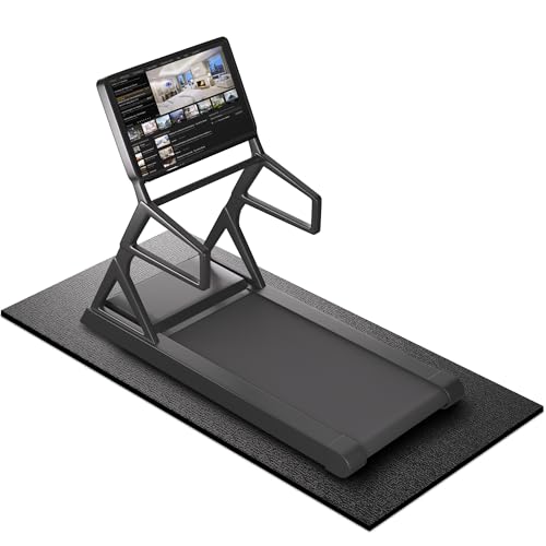 Exercise Equipment Mat 72"x36" - 6mm Thick Treadmill & Bike Floor Protection