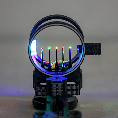 Archery Bow Sight LED Light - 3/8-32 Thread Universal Compound Bow Accessory - 1pcs