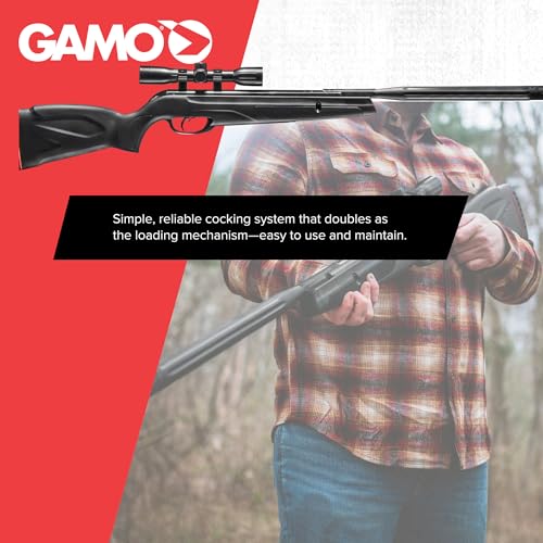 Gamo Wildcat Whisper .177 Caliber Break Barrel Air Rifle - IGT Gas Piston