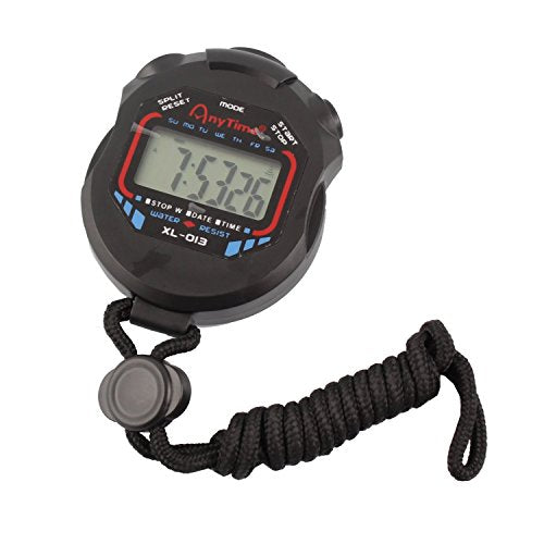 Waterproof Multi-Function Sports Stopwatch Timer with Large Display