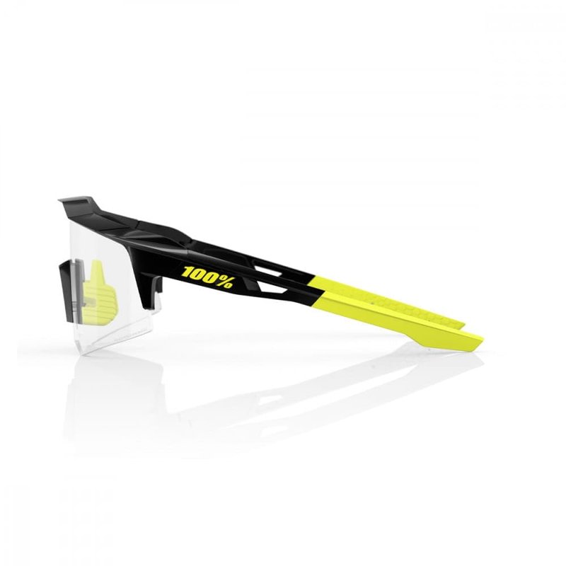 100% Speedcraft Xs Sunglasses Gloss Black, One Size