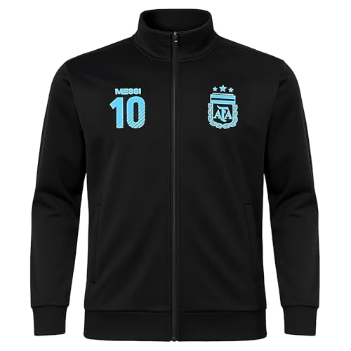 Argentina Football Association Lionel Messi Track Jacket - Light Blue, Medium