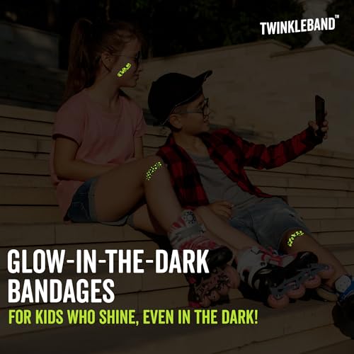 Glow in the Dark Bandages - 120 Assorted Flex Fabric Styles