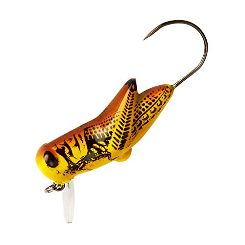 Ultralight Micro Crankbait Fishing Lure - 1 1/4 Inch - Yellow Grasshopper