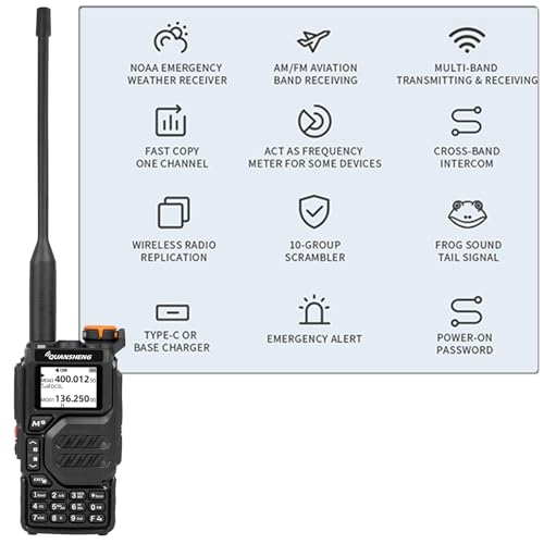 Quansheng UV-K5 Handheld VHF/UHF Transceiver – Dual-Band Ham Radio