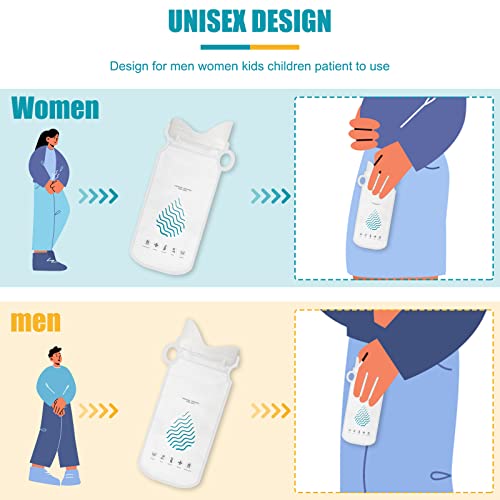 700cc Disposable Urine Bags - 12 Pack for Camping & Travel