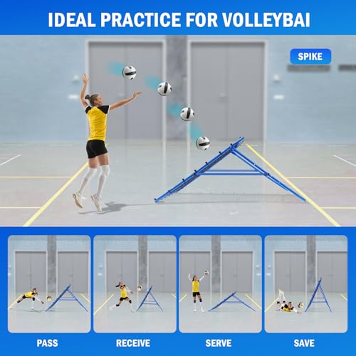 4ft x 4ft Multi-Sport Rebounder Net for Volleyball, Soccer, Baseball Training