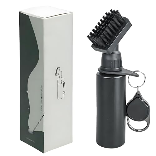 Golf Club Cleaner Brush with Water Spray Bottle - 7.5 Inches