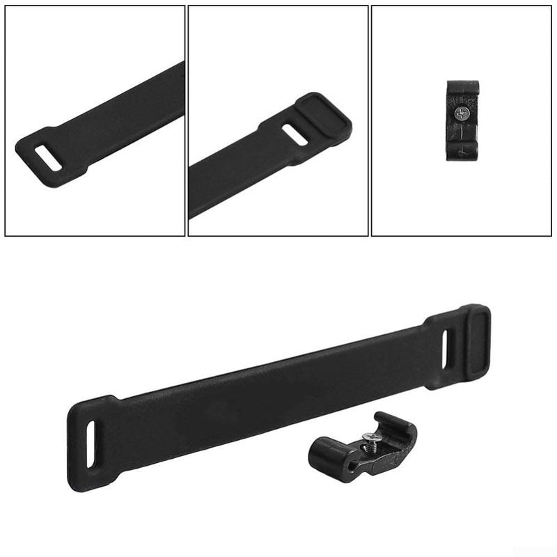 Safety Locking Belt With Hook Bracket fit For INOKIM OXO OX Electric Scooter, ABS Folding Joint Strap Scooters Accessories Black