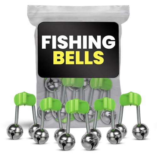 Fishing Bells for Rods - Durable Metal Alarm Clips