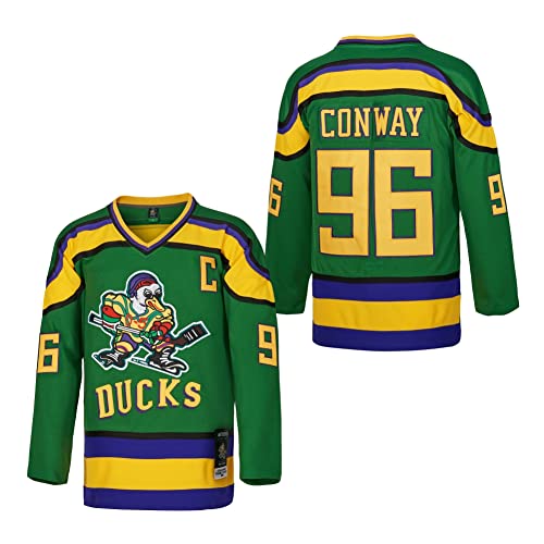 Mighty Ducks Ice Hockey Jersey - Conway #99, Banks #96, Goldberg #33