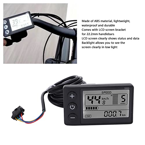Electric Bicycle Display LCD Speedometer Control Panel - S866