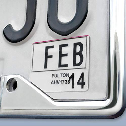 NCAA Chrome Metal License Plate Frame - Ohio State Buckeyes
