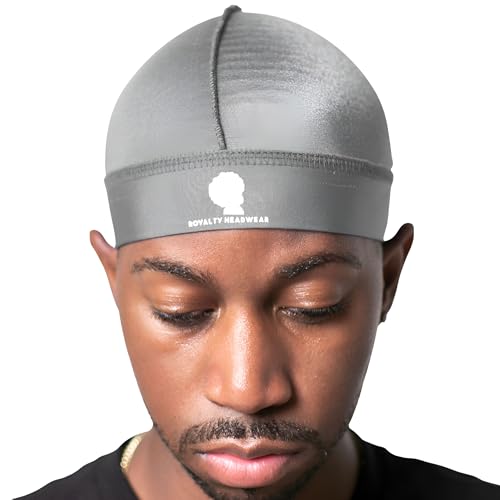 Royalty Headwear Silky Wave Cap for 360, 540 & 720 Waves - One Size Silver