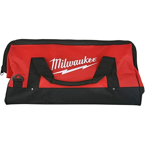 Milwaukee Bag 22-Inch Heavy Duty Canvas Drill, Tool Bag/Case, 18V/12/14/18 Volt (Bare Bag)