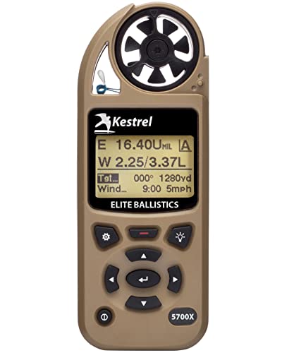 Kestrel 5700X Elite Weather Meter with Applied Ballistics - Tan