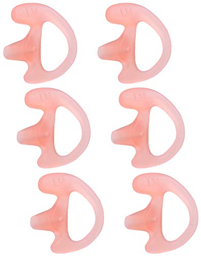 Soft Earmold for Acoustic Tube Earpiece - Pale Pink, Left Ear, Medium