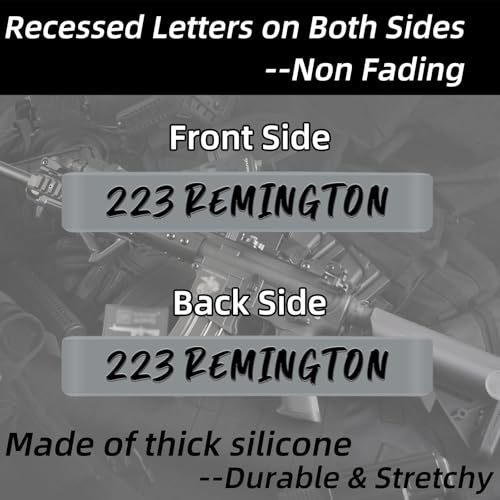 Magazine Marking Bands for .223 Remington - 12 Pack Gray-Black