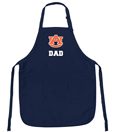 Auburn University Apron - Adjustable Neck, 3 Pockets, Navy