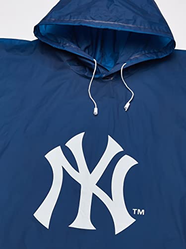 MLB Women's Deluxe Poncho - New York Yankees - 44" x 49" - Blue