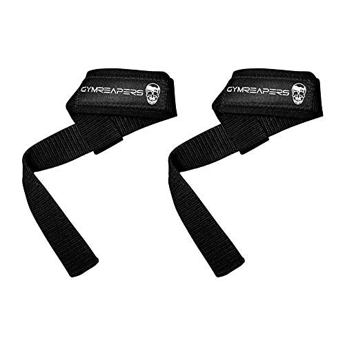 Durable Cotton Lifting Wrist Straps with Neoprene Padding - 18"