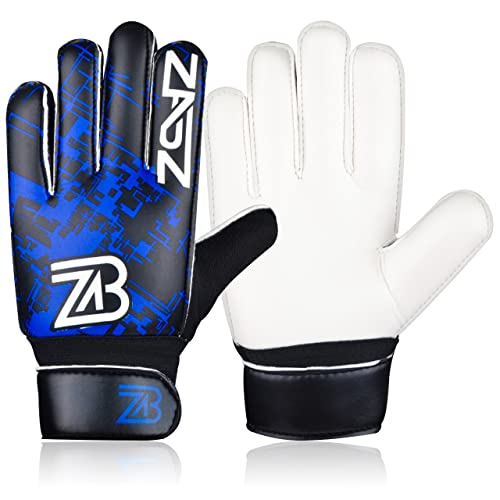 Youth Goalkeeper Gloves with Extra Grip - Blue