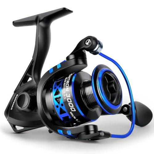 KastKing Centron 3000 Spinning Fishing Reel with Collapsible Handle – Ultra Smooth, Powerful, Lightweight