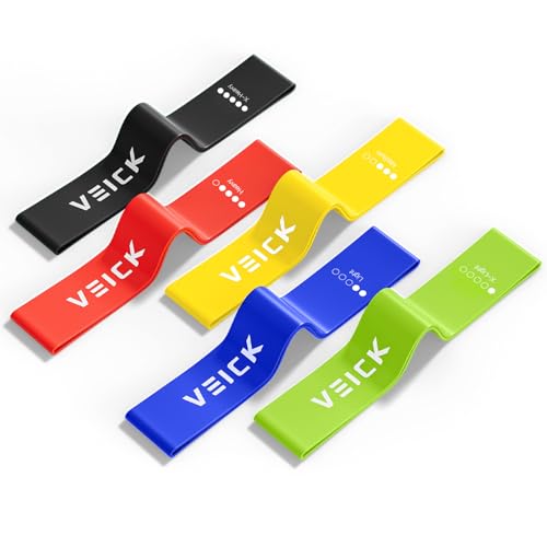 5-Level Resistance Loop Bands Set for Strength Training & Pilates - Assorted