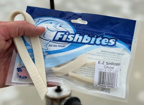 FishBites E-Z Shrimp Fishing Bait - Long-Lasting Ghost Shrimp Alternative
