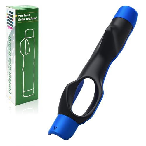 Golf Grip Trainer - Swing Correction Training Aid for Hand Position - Blue