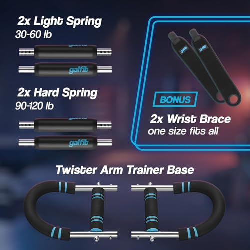 Twister Arm Trainer - Adjustable Chest Workout Equipment, Light Model 30-60 & 90-120 lbs