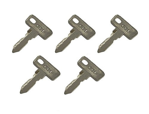 Golf Cart Replacement Ignition Keys - Club Car DS/Precedent 1982+, 5 Pack