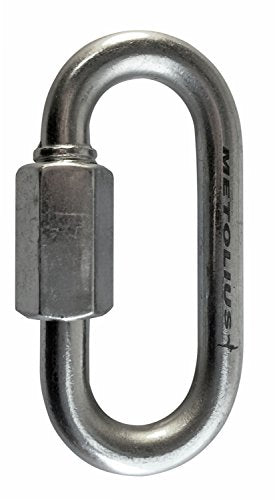 10mm Stainless Steel Quick Link for Climbing Anchors - Silver