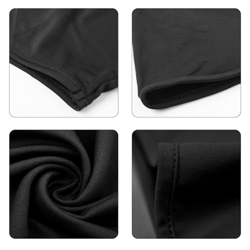 Thin Full Face Ski Mask Balaclava for Men & Women - Black