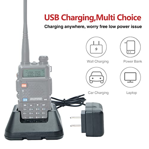 Li-ion Desktop Charger for UV-5R Series Two-Way Radios