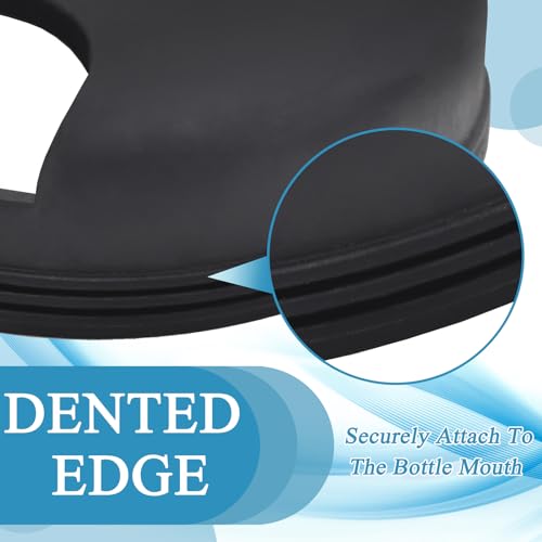 3 Pack Silicone Splash Guards for Wide Mouth Water Bottles