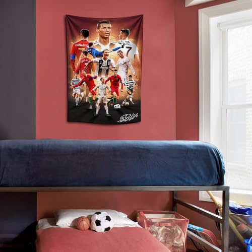 Cristiano Ronaldo Signed Wall Tapestry Poster - 39" x 59"