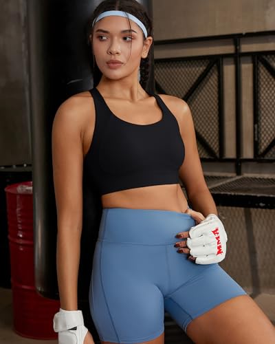 RUNNING GIRL Sports Bras for Women High Support, Adjustable Straps